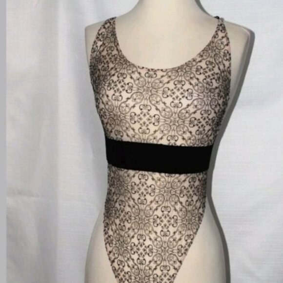 Victoria's Secret Sheer Teddy Bodysuit Size  M - Picture 3 of 4